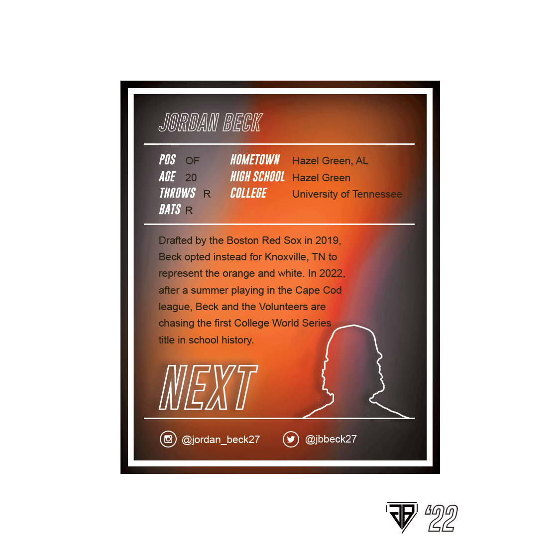 Baseball Card - White - Image 2