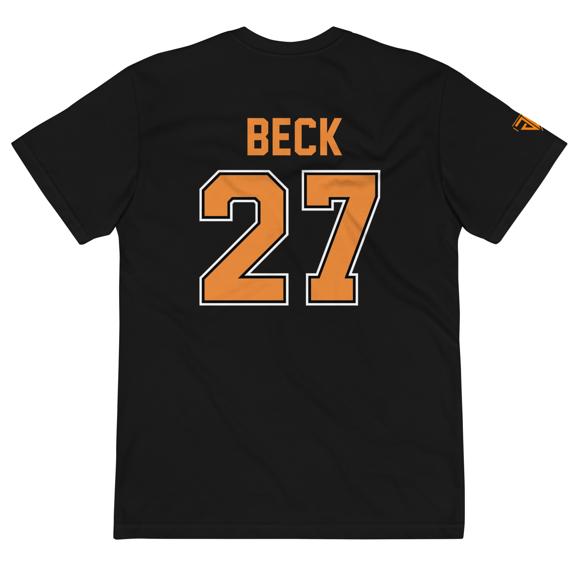 T-Shirt Shape with Back Number - Black - Image 2
