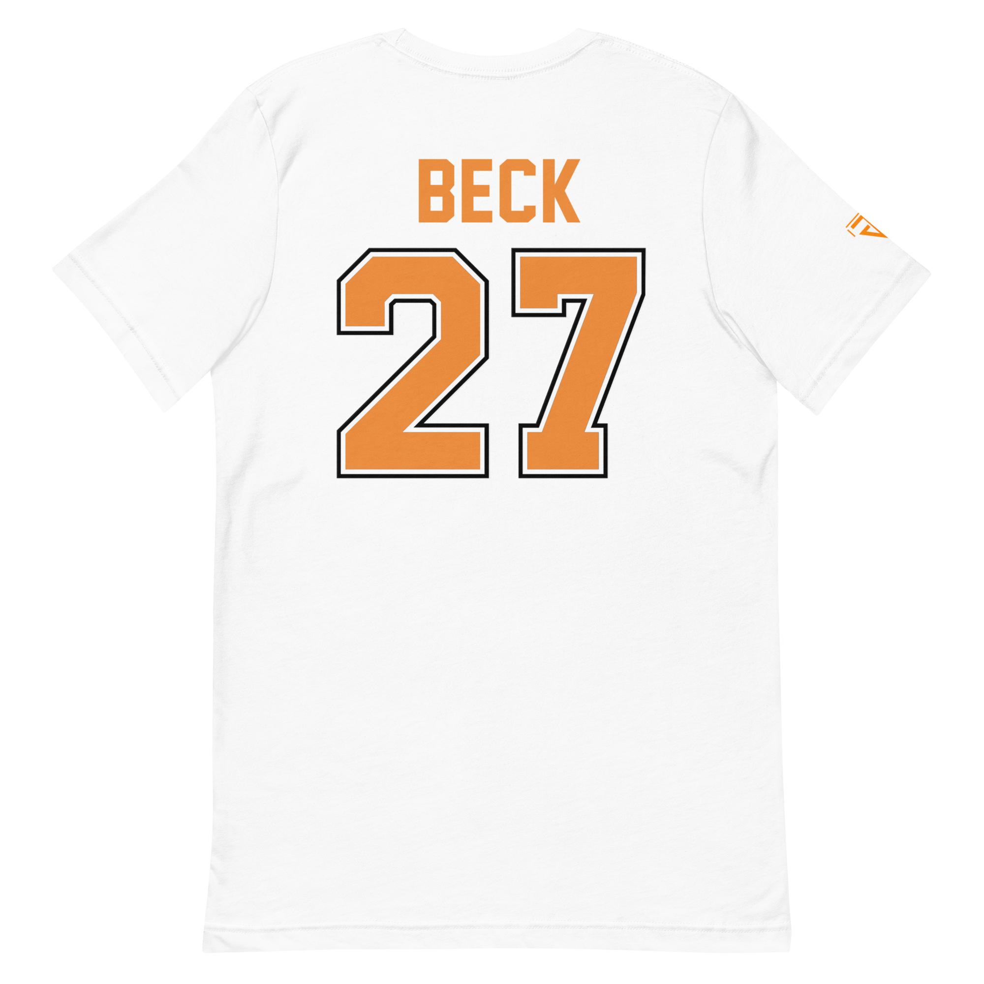 T-shirt Shape with Back Number - White - Image 2